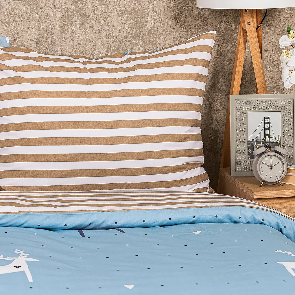 4Home Pościel bawełniana Deer love, 140 x 220 cm, 70 x 90 cm