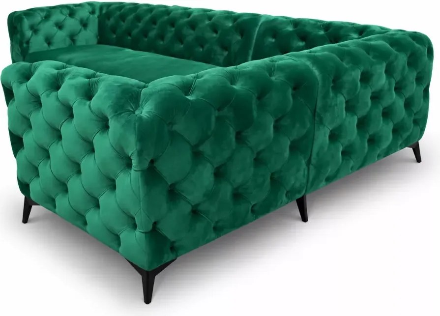 Narożnik Moet 323x202 pikowany glamour luksusowy do salonu personalizowany