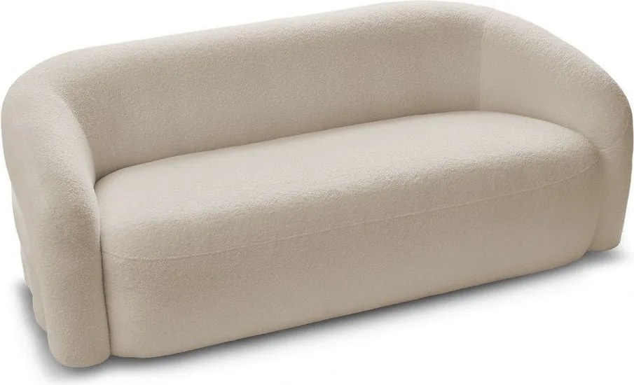 Beżowa sofa z materiału bouclé 193 cm Elina – Bobochic Paris