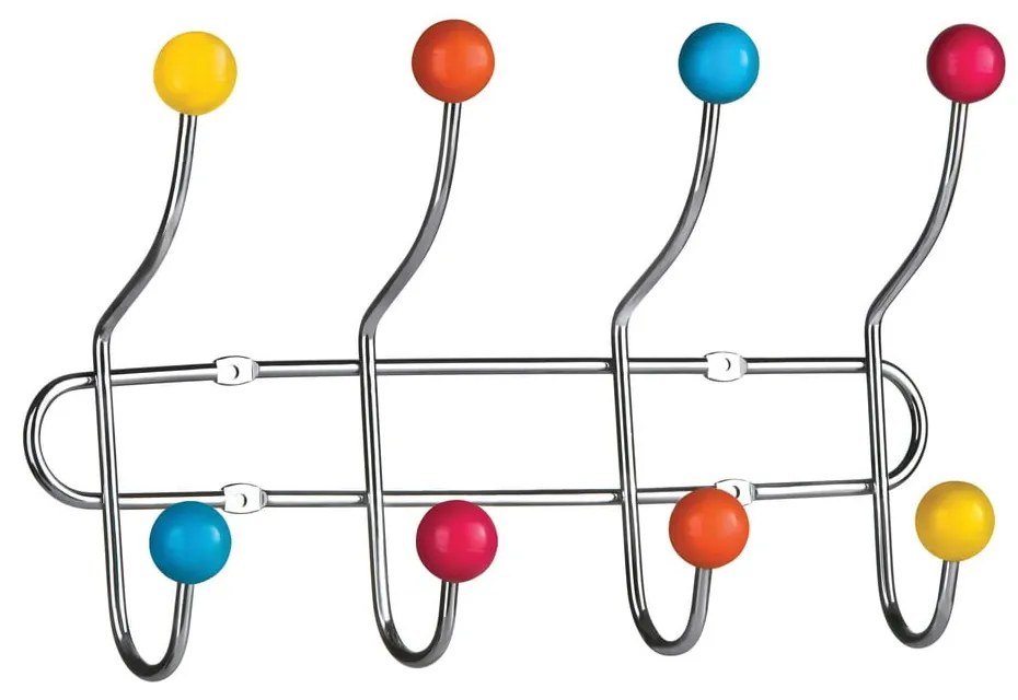 Metalowy wieszak ścienny w kolorze srebra Plastic – Premier Housewares