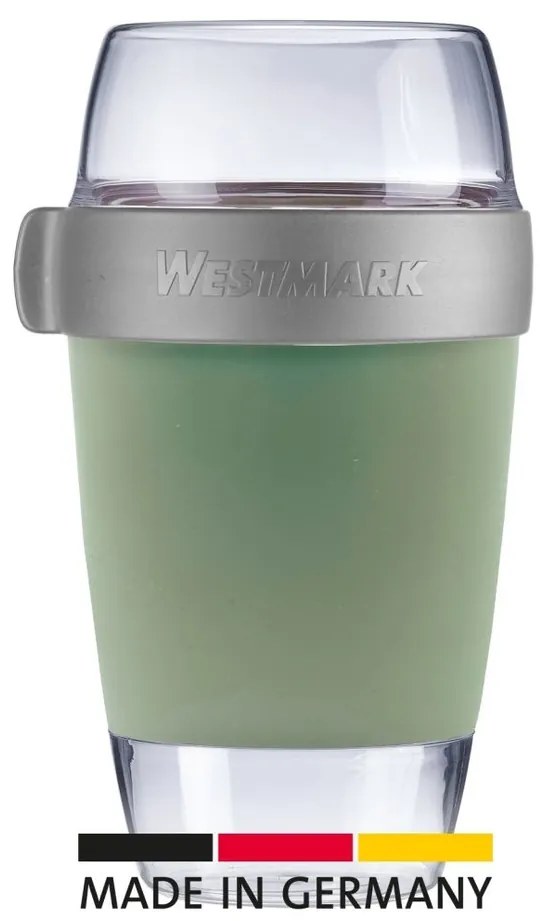Westmark Trzyczęściowy pojemnik na żywność, 1150 ml, miętowyo-zielony