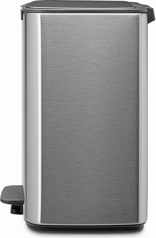 Stalowy kosz na śmieci z pedałem w kolorze matowego srebra 12 l Bo – Brabantia