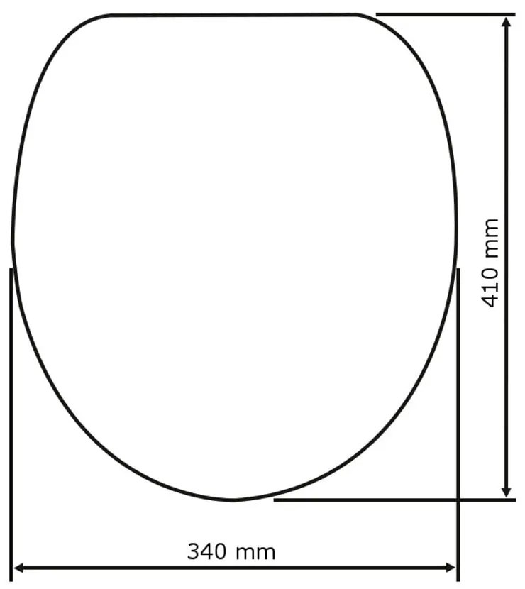 Deska sedesowa 37 x 42,5 cm Bamboo – Wenko