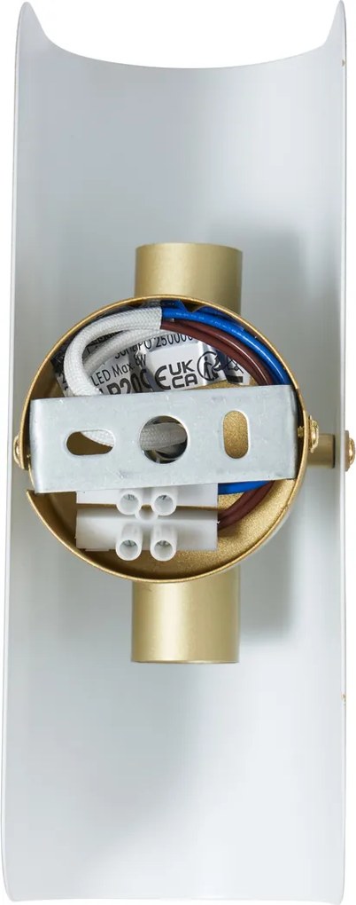 Nowoczesny kinkiet złoty 2-punktowy - Gotthard