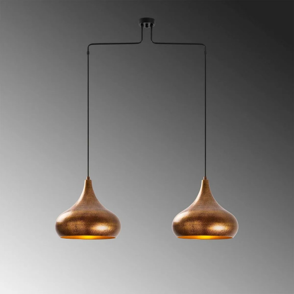Lampa wisząca Muba - 11551, miedziana