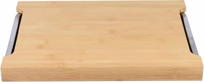Deska bambusowa z miseczką ociekającą, 40 x 29 x 3,5cm