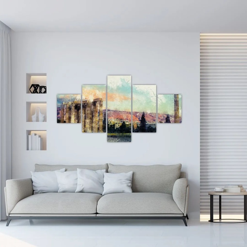 Obraz - Akropol, Ateny, Grecja (125x70 cm)