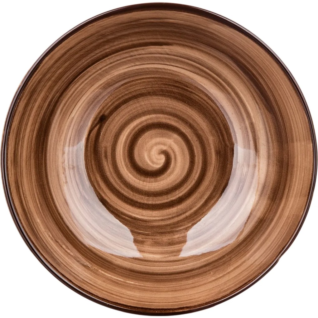 Banquet Talerz głęboki PALAS, 18 cm,  brązowy