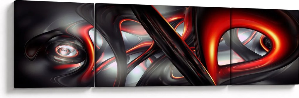 Obraz abstrakcji (170x50 cm)