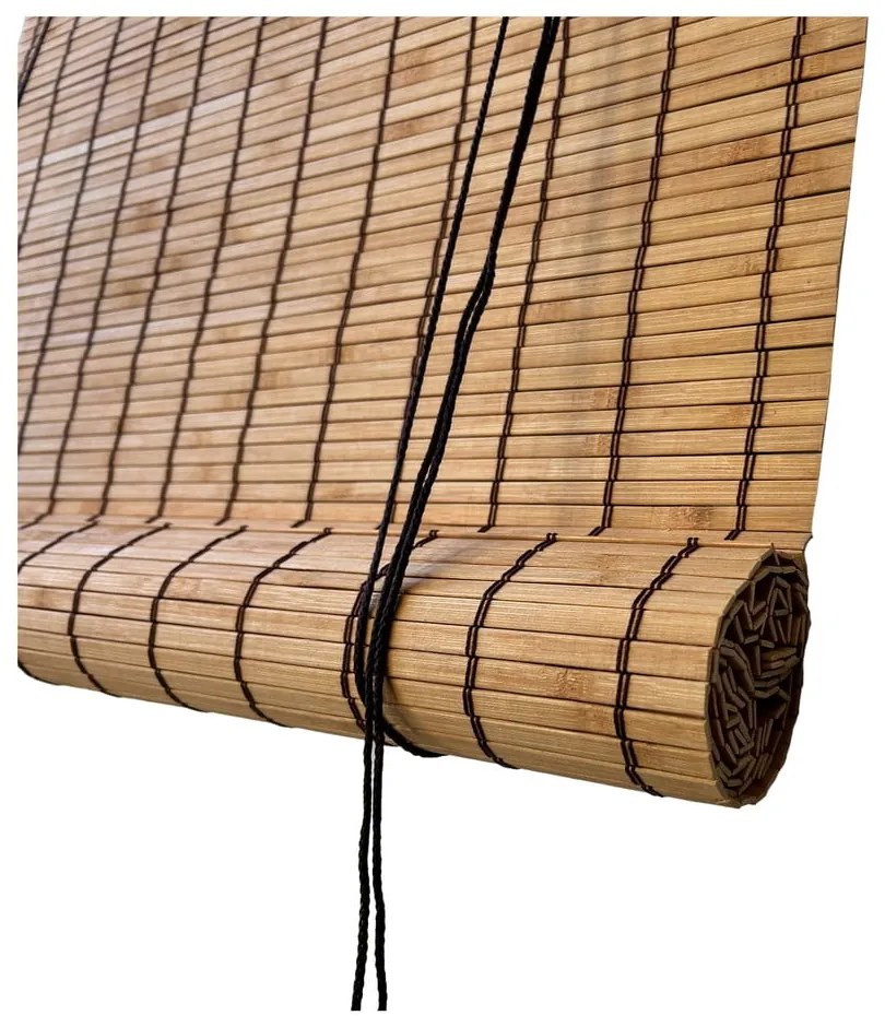 Pomarańczowa bambusowa roleta 150x160 cm Zeva – Gardinia