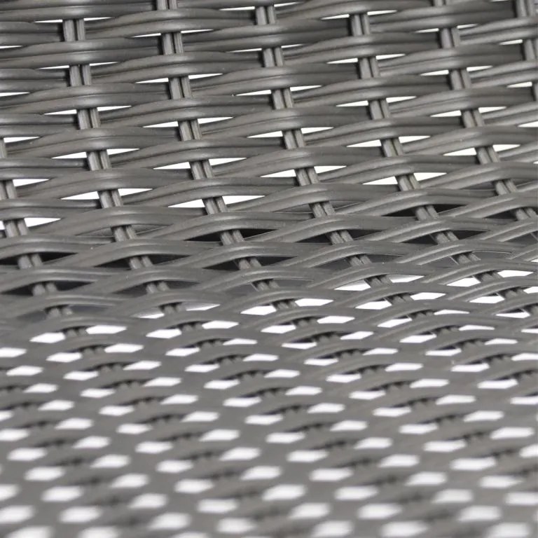 Krzesło bistro ogrodowe, składane, szare