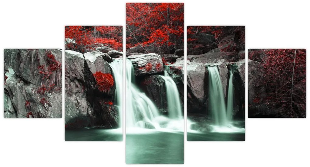 Obraz - Wodospady (125x70 cm)