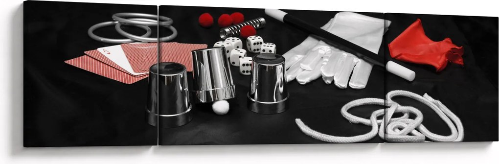 Obraz rzeczy magika (170x50 cm)