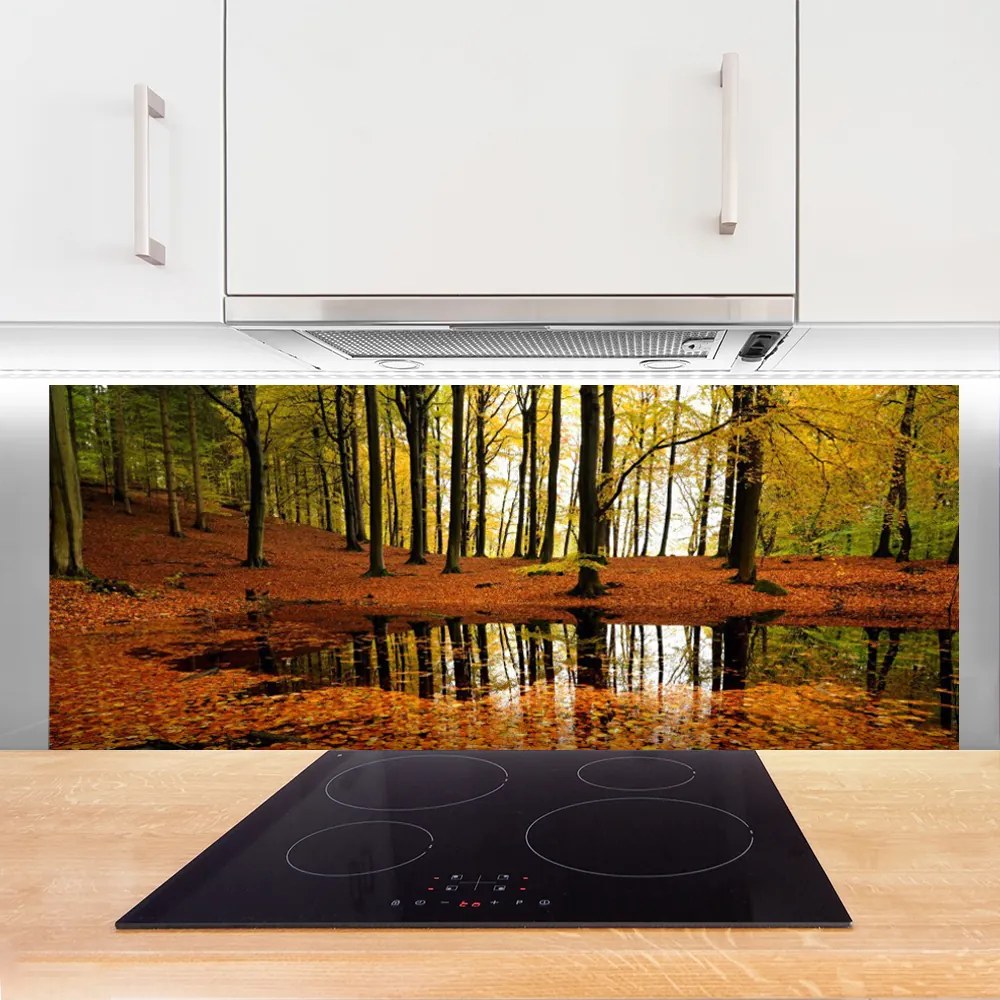 Panel Kuchenny Głęboka Zieleń Lasu