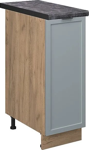 Szafka apteczna jasnoniebiesko-szary 30x60x82 fame-line