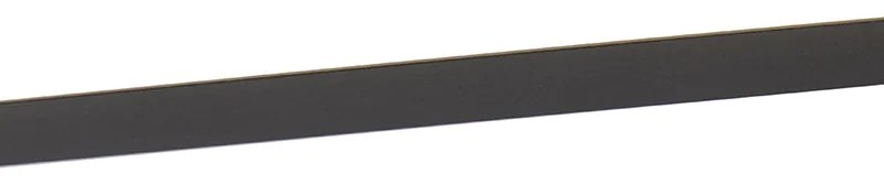 Czarna lampa sufitowa 40 cm z diodą LED z pilotem zdalnego sterowania - Live Nowoczesny Oswietlenie wewnetrzne