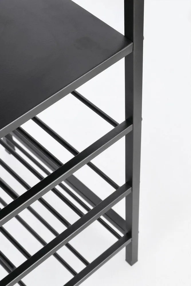 Czarna metalowa szafka na wino liczba butelek 15, 48,5x84,5x34 cm Isaac – Yes Everyday