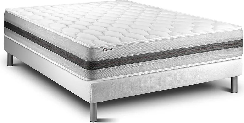 lózka z materacem VITAL SPRING RECOVER 135 x 200 cm Rama lózka Bialy