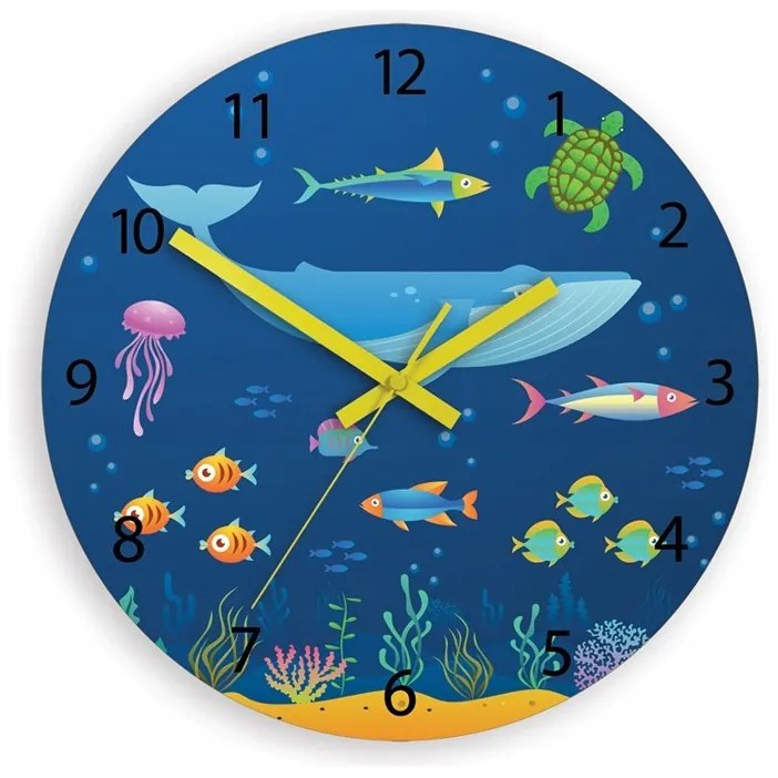 Zegar na ścianę cichy do pokoju dziecięcego akrylowy nowoczesny dekoracyjny