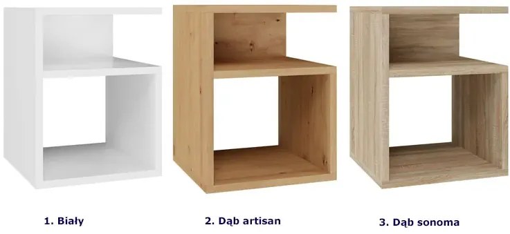 Szafka nocna do sypialni dąb artisan - Bax