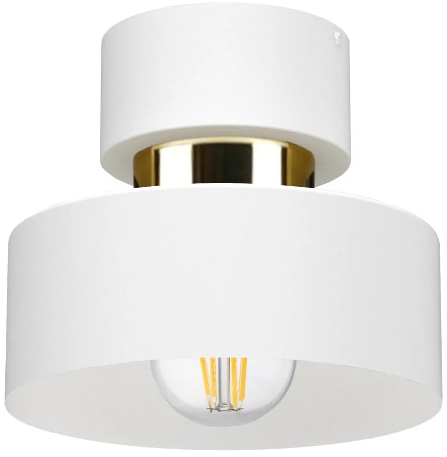 Lampa sufitowa IGNIA 1xE27/60W/230V biała/złota