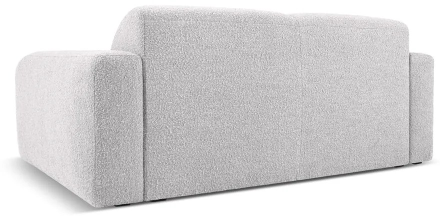 Jasnoszara sofa z materiału bouclé 170 cm Molino – Micadoni Home