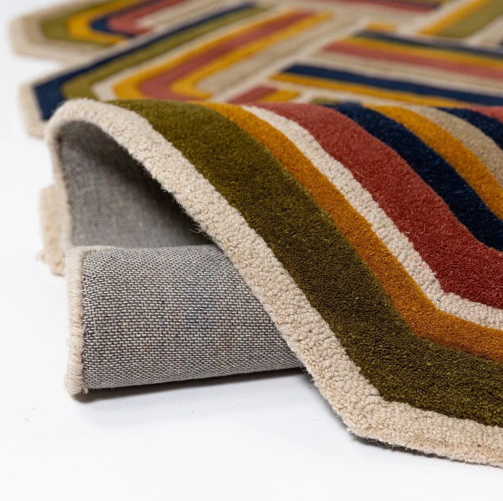 Wełniany dywan tkany ręcznie 140x200 cm Lattice Shaped – Flair Rugs