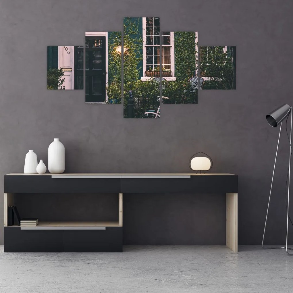 Obraz - W domu z przejażdżki (125x70 cm)