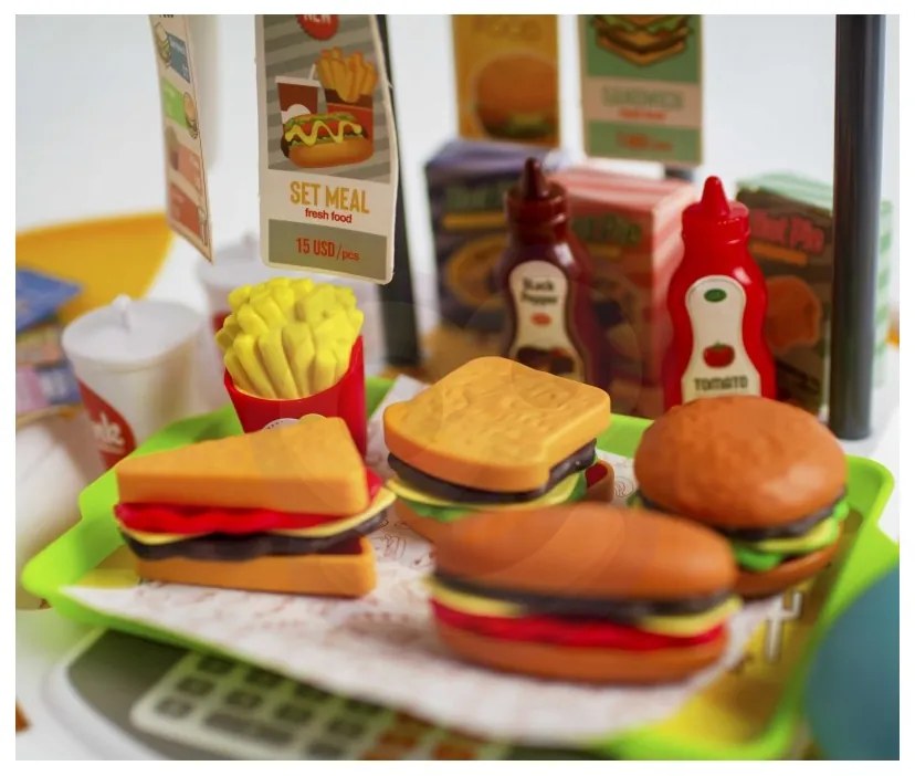 Woopie sklep fast food 3w1 plecak projektor ufo 60 el.