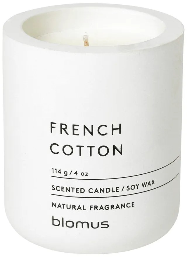 Zapachowa sojowa świeca czas palenia 24 h Fraga: French Cotton – Blomus