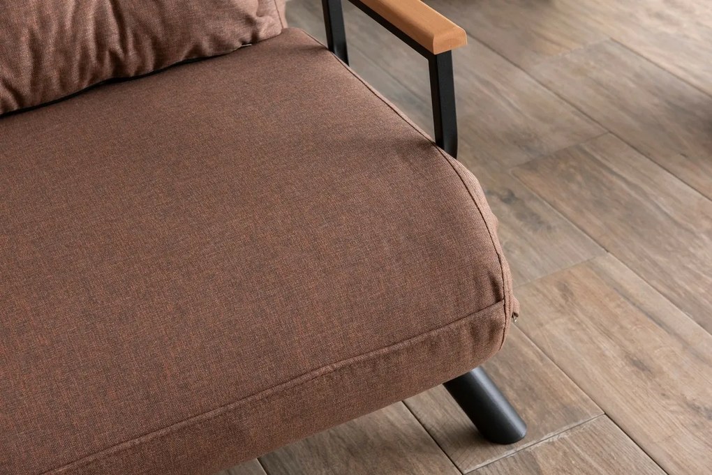 Sofa rozkładana Sando 2 jasny brąz