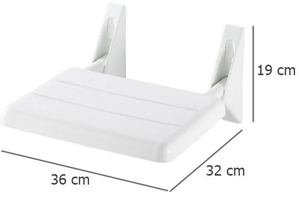 Krzesło łazienkowe - składany stołek pod prysznic, WENKO
