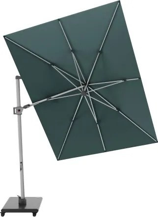 HYPERION 330 x 240 PRESTIGE - luksusowy huśtawkowy parasol ogrodowy z bocznym drążkiem : Kolor parasola - Aloes