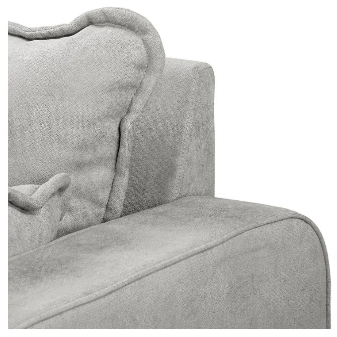 Jasnoszara sofa 193 cm Beata – Ropez