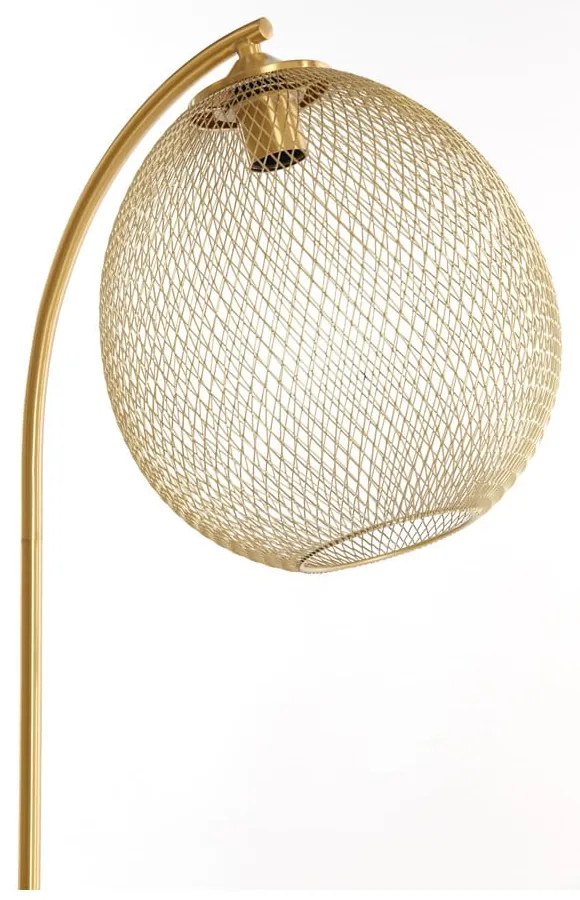 Lampa stojąca w kolorze złota (wysokość 160 cm) Moroc – Light &amp; Living