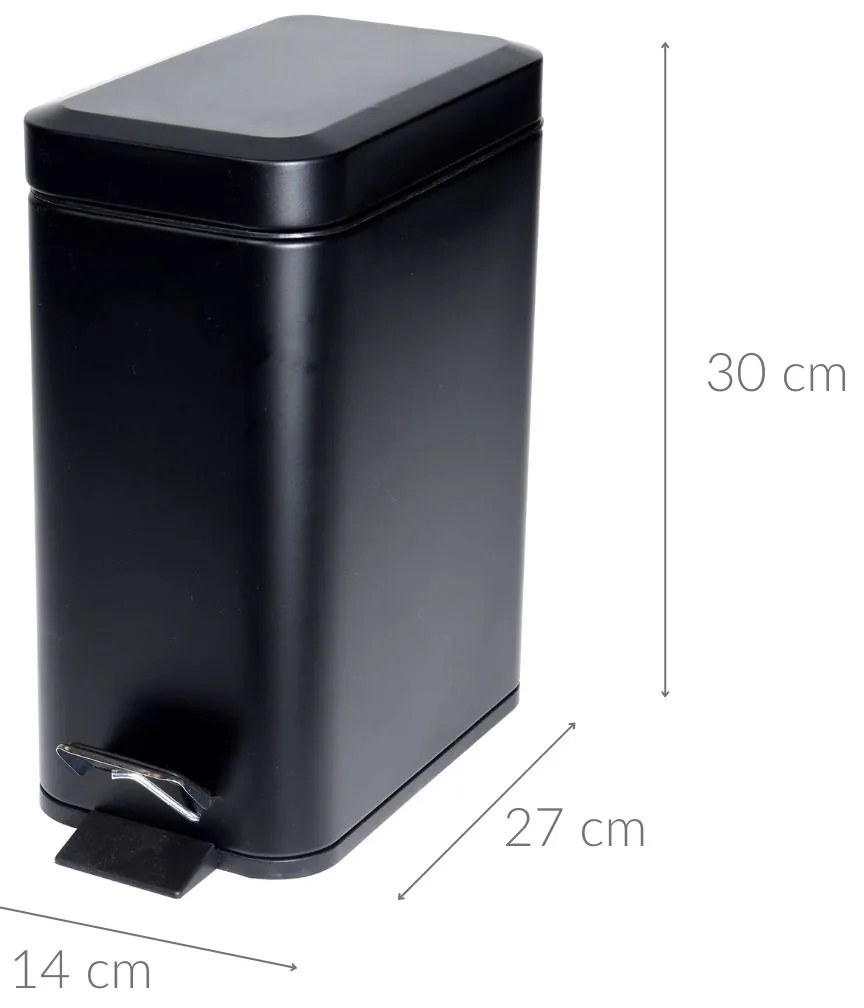 Kosz łazienkowy na śmieci, 5 L