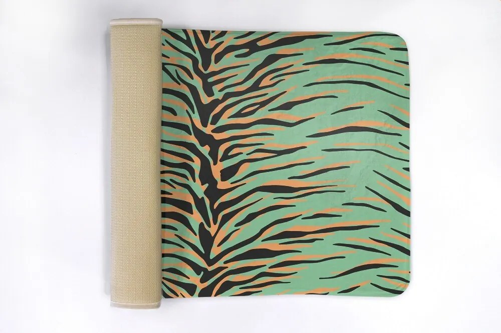 Dywanik antypoślizgowy do łazienki Dywanik antypoślizgowy do łazienki Tygrys Paski Abstrakcja