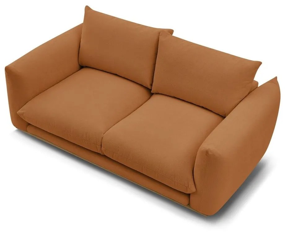 Pomarańczowa sofa 193 cm Ernest – Bobochic Paris