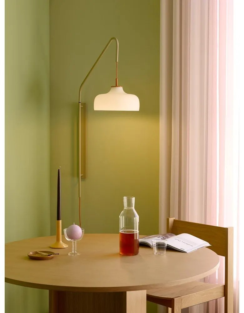 Biało-beżowy kinkiet do kontaktu ø 29 cm Current – Hübsch