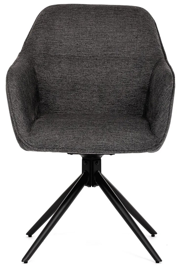 Zestaw krzeseł obiadowych z mechanizmem powrotnymHC-536 GREY2, 2 szt.