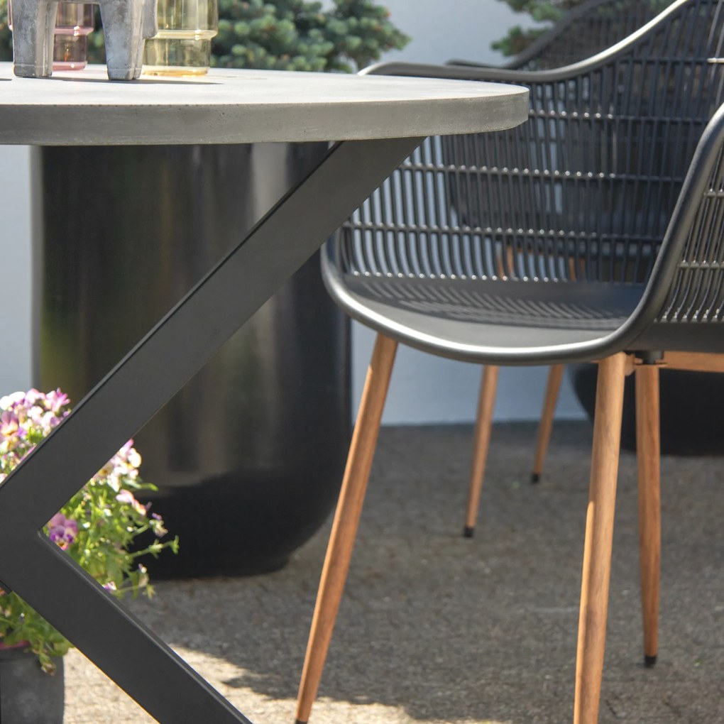 Stół ogrodowy Lukka 100 cm szary PATIO