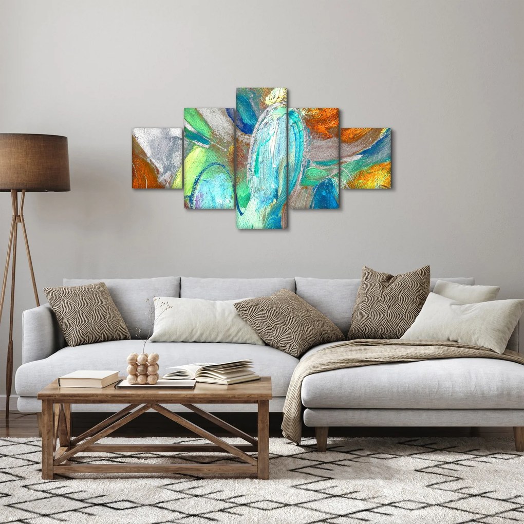 Obraz - Kolorowa abstrakcja (125x70 cm)