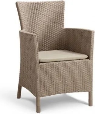 Krzesło polirattanowe MONTANA cappuccino