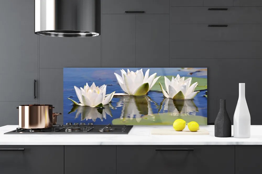 Szkło do Kuchni na Ścianę Pastelowa Wiązanka Kwiatowa