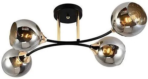 Nowoczesny żyrandol z chromowanymi kloszami 3X A226 R3-K51