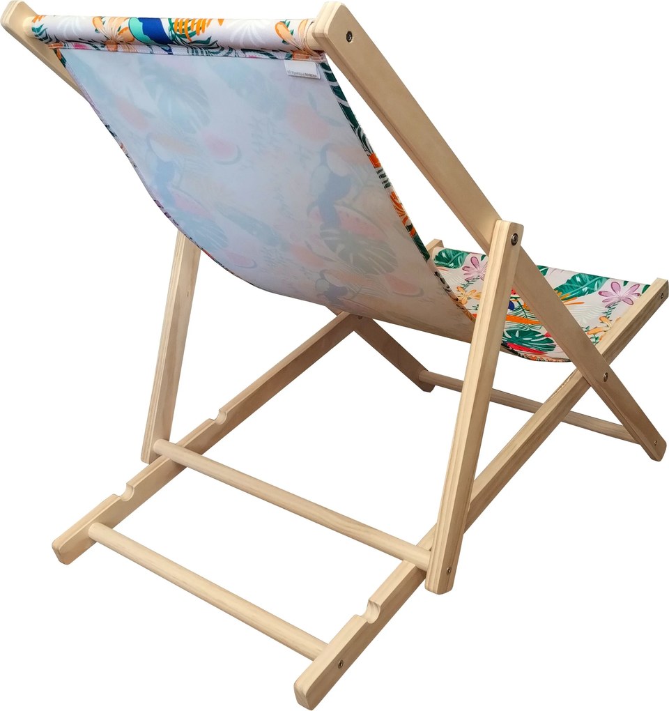 Leżak Drewniany Regulowany • TARAS • BALKON • OGRÓD