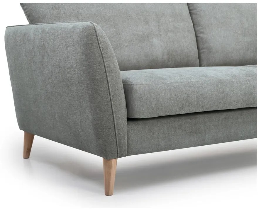 Jasnoszary narożnik Scandic Paris, prawy róg, 278 cm