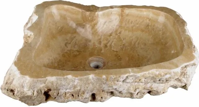 Umywalka nablatowa z naturalnego kamienia MERAN