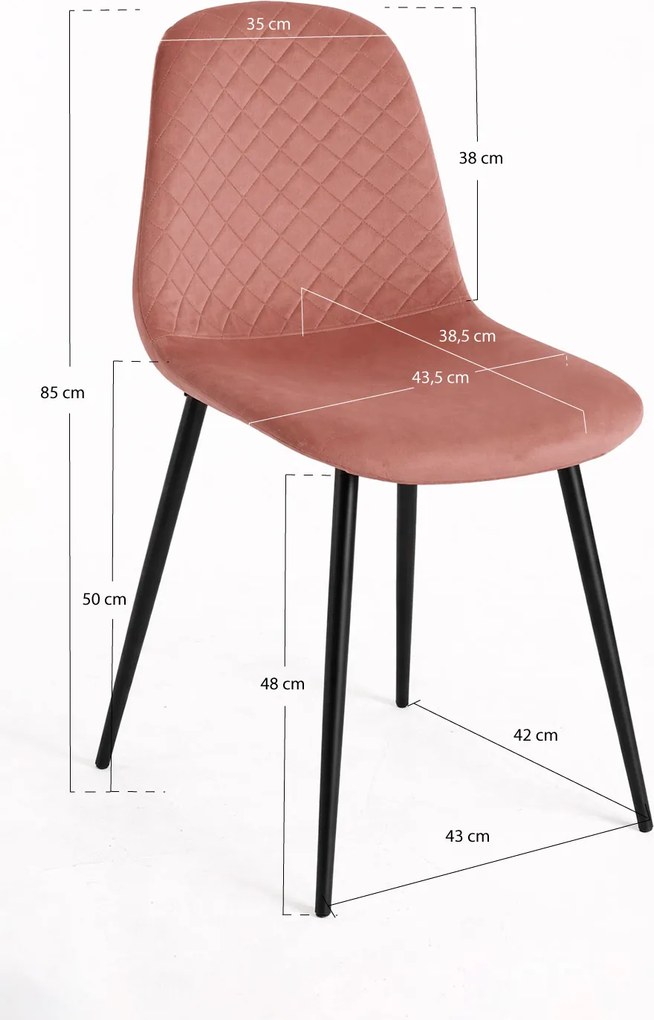 Zestaw 4 Krzese Boide