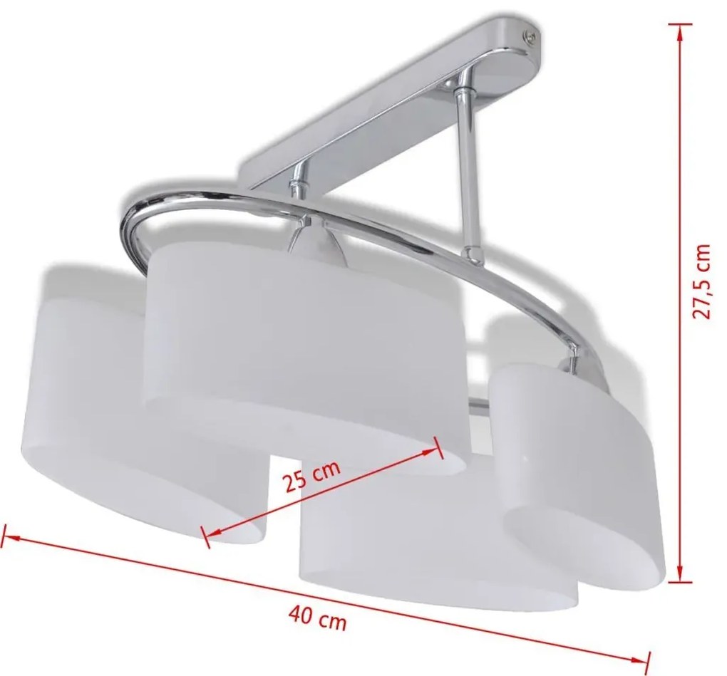 Szklana lampa sufitowa elipsa do salonu S6-N38